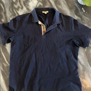 Burberry men’s blue polo